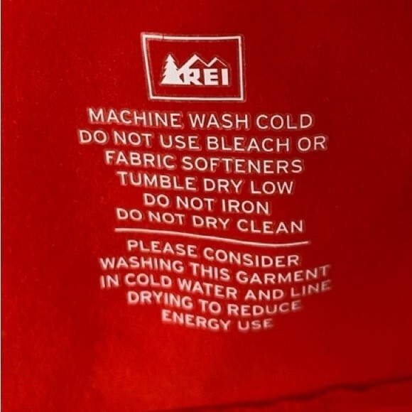 REI Orange-Red Performance 1/4 Zip Long Sleeve Running Hoodie Size XL - Picture 8 of 10